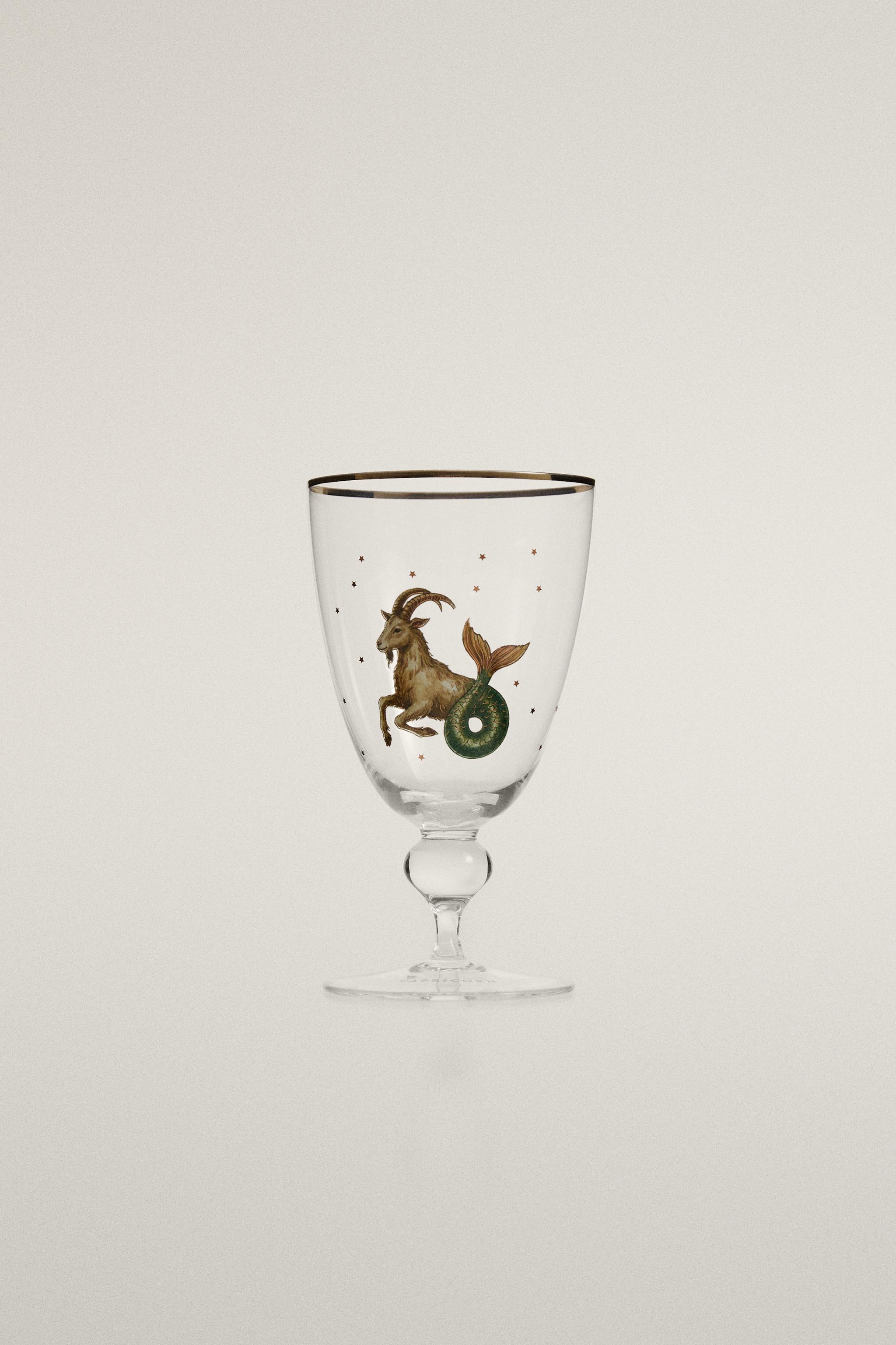 CAPRICORN ZODIAC GLASS | MARISA BERENSON